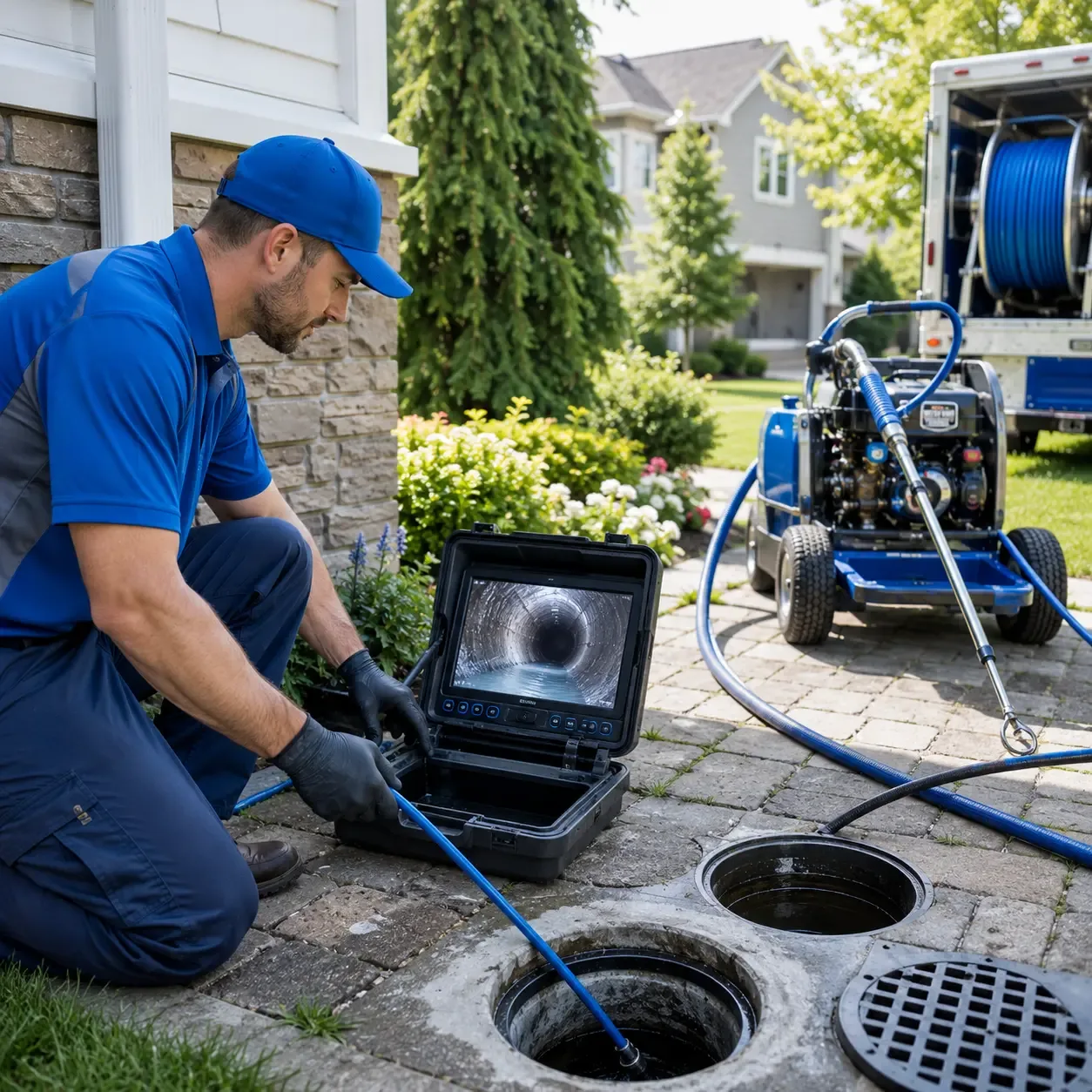 Outdoor drain cleaning professionals serving Harbinger, NC